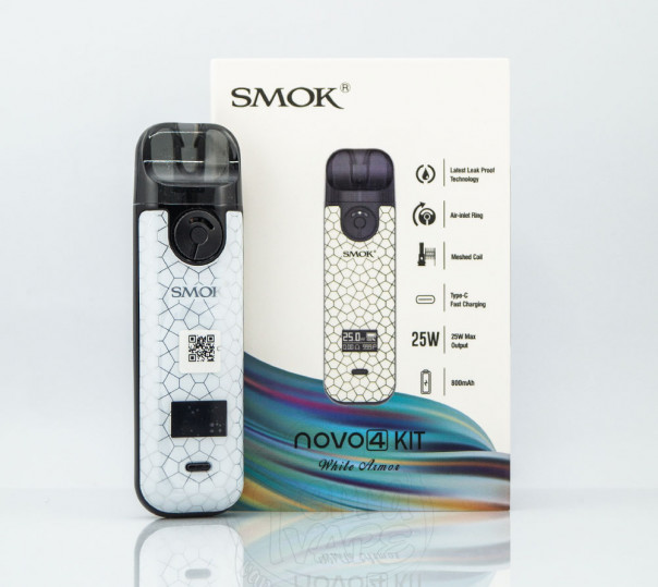 Smok Novo 4 Pod System Kit Багаторазова POD система Smok Novo 4 Pod System Kit Багаторазова POD система