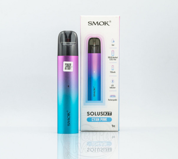 SMOK Solus Pod Kit 700mAh 3ml Многоразовая POD система SMOK Solus Pod Kit 700mAh 3ml Многоразовая POD система