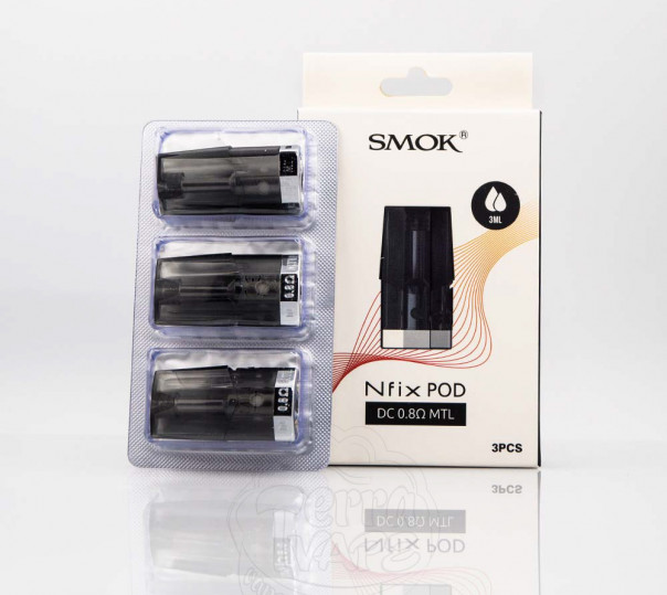 Картридж для многоразовой POD системы SMOK Nfix Pod Kit 3ml Картридж для многоразовой POD системы SMOK Nfix Pod Kit 3ml