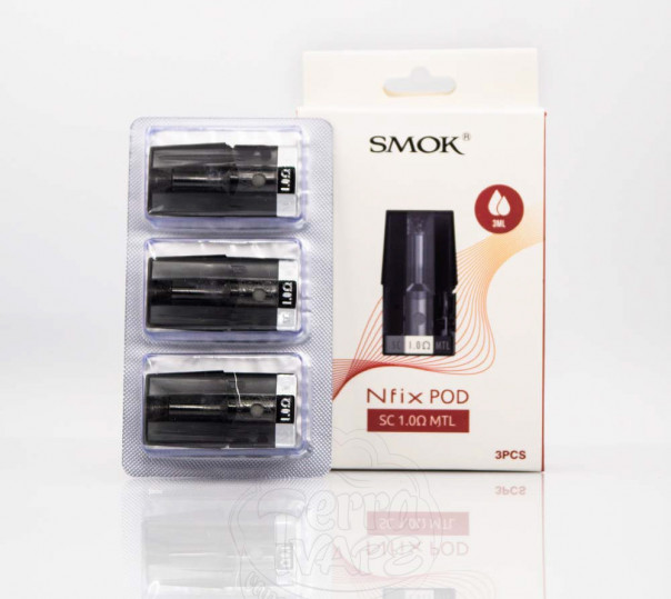 Картридж для многоразовой POD системы SMOK Nfix Pod Kit 3ml Картридж для многоразовой POD системы SMOK Nfix Pod Kit 3ml