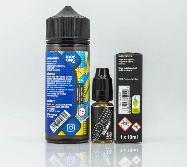 Жидкость Strapped Organic Cool Lemon Sherbet 110ml 1.5mg на органическом никотине со вкусом лимонного щербета с холодком Жидкость Strapped Organic Cool Lemon Sherbet 110ml 1.5mg на органическом никотине со вкусом лимонного щербета с холодком