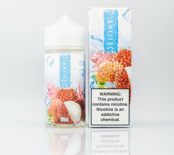 Рідина Skwezed Organic Lychee Ice 100ml 3mg на органічному нікотині зі смаком лічі з холодком