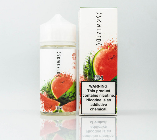 Рідина Skwezed Organic Watermelon 100ml 3mg на органічному нікотині зі смаком кавуна