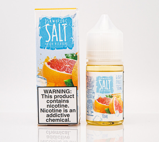 Жидкость Skwezed Salt Grapefruit Ice 30ml 25mg на солевом никотине со вкусом грейпфрута с холодком