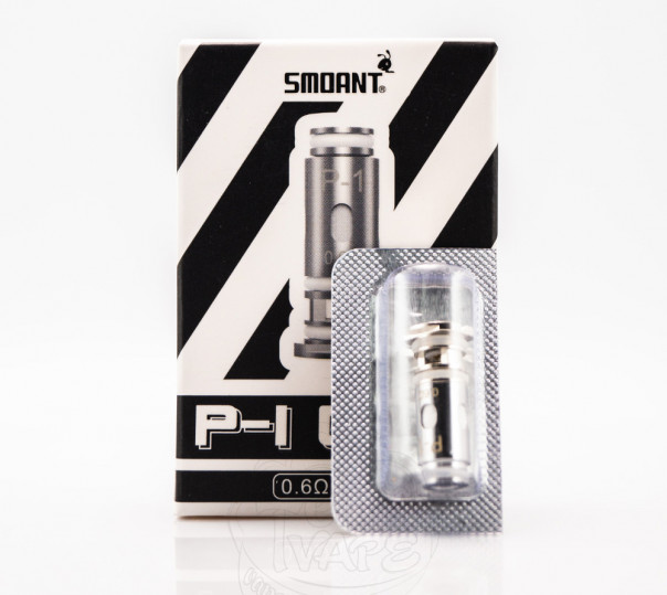 Випарник Smoant P Series Coil для багаторазової ПОД-системи Pasito Mini / Knight Q Kit Випарник Smoant P Series Coil для багаторазової ПОД-системи Pasito Mini / Knight Q Kit