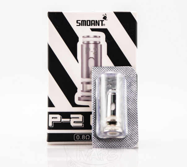 Випарник Smoant P Series Coil для багаторазової ПОД-системи Pasito Mini / Knight Q Kit Випарник Smoant P Series Coil для багаторазової ПОД-системи Pasito Mini / Knight Q Kit