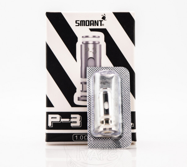 Випарник Smoant P Series Coil для багаторазової ПОД-системи Pasito Mini / Knight Q Kit Випарник Smoant P Series Coil для багаторазової ПОД-системи Pasito Mini / Knight Q Kit