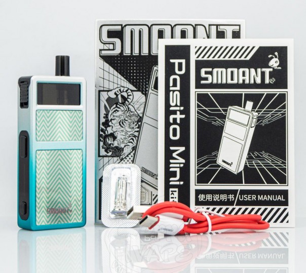 Smoant Pasito Mini Pod Kit Space Gray Багаторазова POD система Smoant Pasito Mini Pod Kit Space Gray Багаторазова POD система