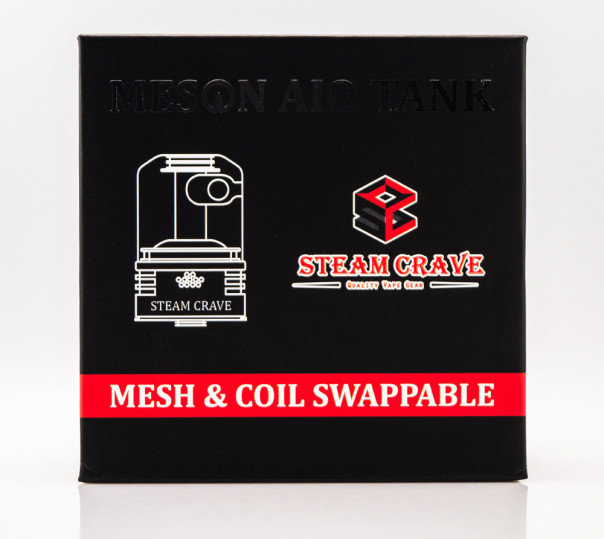 Обслуговувана база Steam Crave Meson AIO BORO TANK Mesh&Coil Обслуговувана база Steam Crave Meson AIO BORO TANK Mesh&Coil