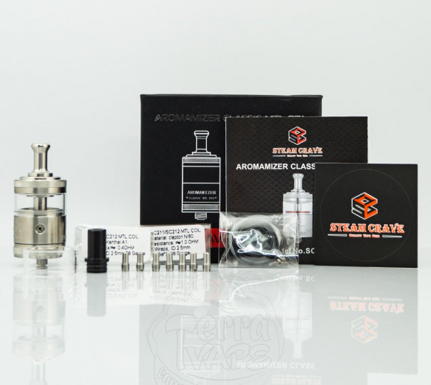 Steam Crave Aromamizer Classic MTL RTA Бак, що обслуговується Steam Crave Aromamizer Classic MTL RTA Бак, що обслуговується