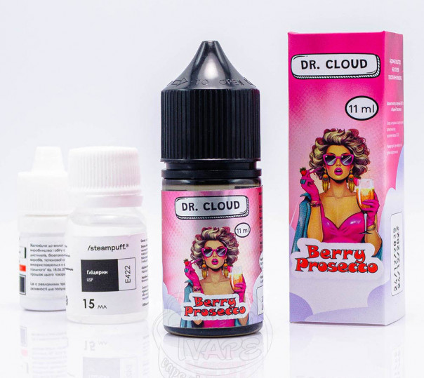 Жидкость Dr.Cloud Salt Berry Prosecco 30ml 50mg со вкусом ягодного просекко (набор компонентов)