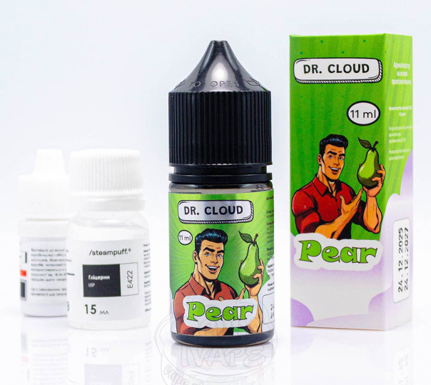 Жидкость Dr.Cloud Salt Pear 30ml 50mg со вкусом груши (набор компонентов)