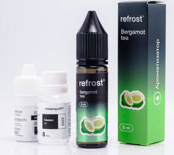 Рідина Refrost Salt Bergamot Tea 15ml 50mg зі смаком чаю з бергамотом (набір компонентів)