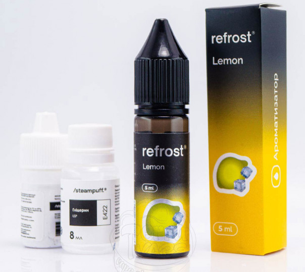 Жидкость Refrost Salt Lemon 15ml 50mg со вкусом лимона (набор компонентов)