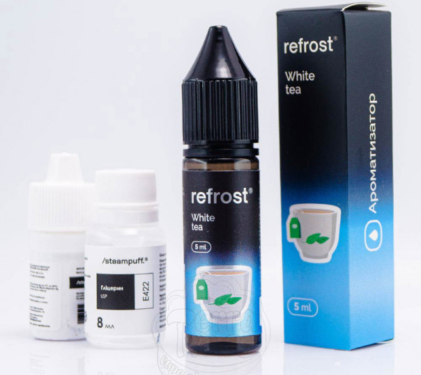 Рідина Refrost Salt White Tea 15ml 50mg зі смаком білого чаю (набір компонентів)