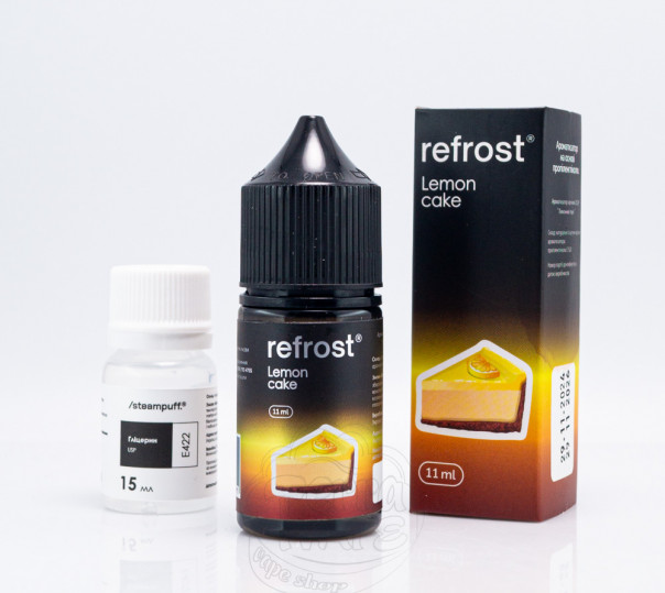 Рідина Refrost Salt Lemon Cake 30ml 50mg зі смаком лимонного пирога (набір компонентів)