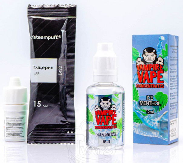 Жидкость Vampire Vape Salt Ice Menthol 30ml 50mg со вкусом ментола (набор компонентов)