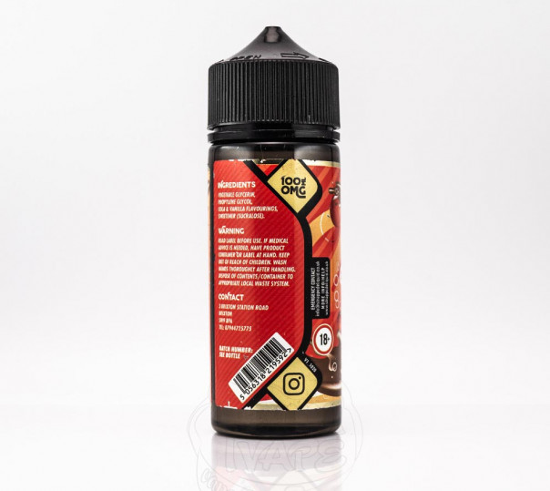 Жидкость Strapped Organic Vanilla Cola Chaos 100ml 0mg без никотина со вкусом ванильной колы Жидкость Strapped Organic Vanilla Cola Chaos 100ml 0mg без никотина со вкусом ванильной колы