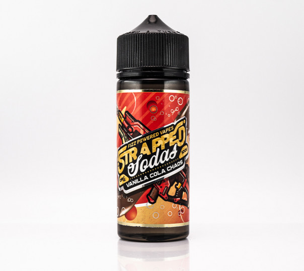 Жидкость Strapped Organic Vanilla Cola Chaos 100ml 0mg без никотина со вкусом ванильной колы