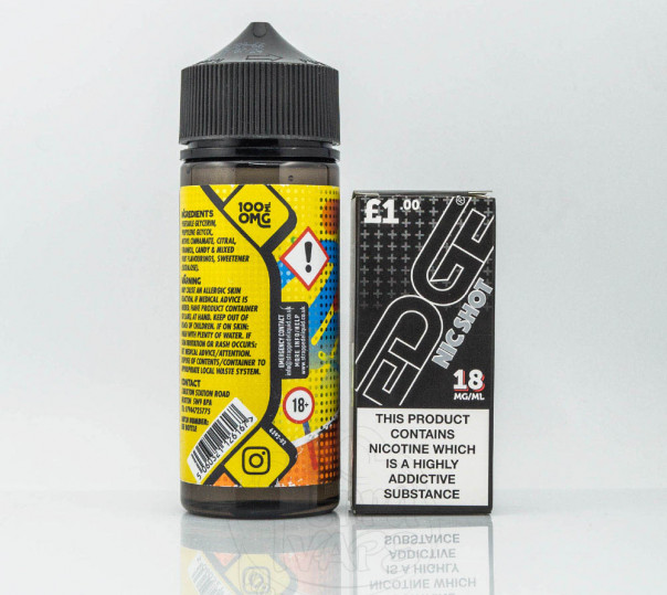 Рідина Strapped Organic Super Rainbow Candy 110ml 1.5mg на органічному нікотині зі смаком фруктових цукерок Рідина Strapped Organic Super Rainbow Candy 110ml 1.5mg на органічному нікотині зі смаком фруктових цукерок