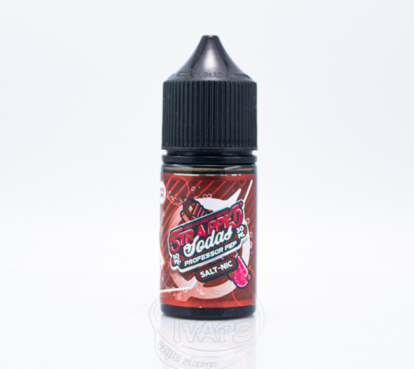Рідина Strapped Salt Professor Pep 30ml 50mg на сольовому нікотині зі смаком коли