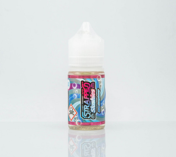 Жидкость Strapped Salt Blue Raspberry 30ml 35mg на солевом никотине со вкусом голубой малины