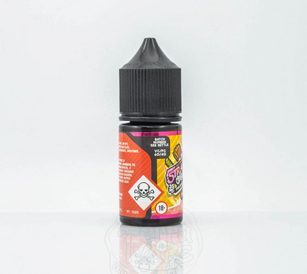 Жидкость Strapped Salt Proper Punchy 30ml 50mg на солевом никотине со вкусом фруктовой содовой Жидкость Strapped Salt Proper Punchy 30ml 50mg на солевом никотине со вкусом фруктовой содовой