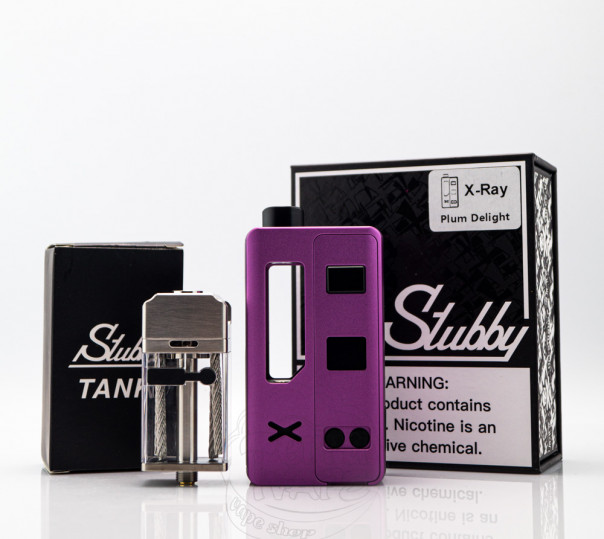 Stubby X-Ray 18650 со Stubby Tank by Suicide Mods x Orca Vape x Vaping Bogan АИО Система Stubby X-Ray 18650 со Stubby Tank by Suicide Mods x Orca Vape x Vaping Bogan АИО Система