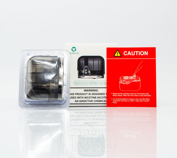 Картридж для багаторазової POD системи Suorin Air Pro Kit 1.0ohm 4.9ml Картридж для багаторазової POD системи Suorin Air Pro Kit 1.0ohm 4.9ml
