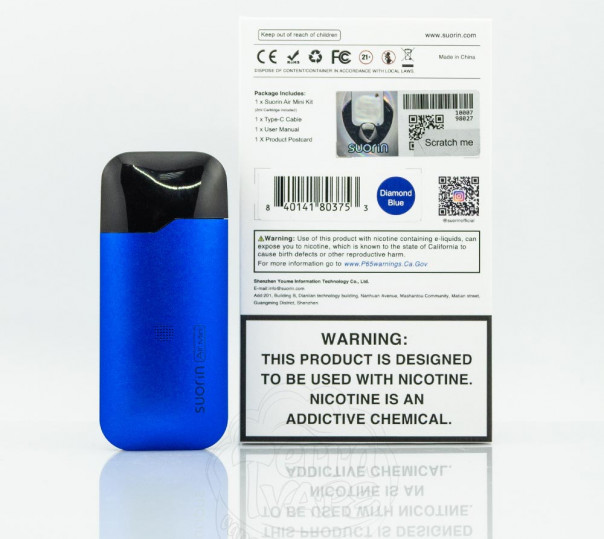 Suorin Air Mini Pod Kit 430mAh Многоразовая POD система Suorin Air Mini Pod Kit 430mAh Многоразовая POD система
