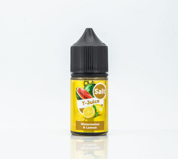 Жидкость T Juice Salt Watermelon Lemon 30ml 50mg на солевом никотине со вкусом арбуза с лимоном