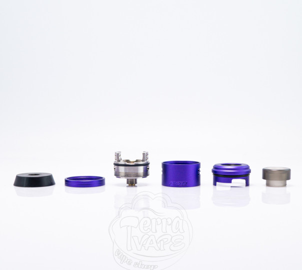 Thunder Cloud Blaze Dual Coil RDA Purple Дрипка Thunder Cloud Blaze Dual Coil RDA Purple Дрипка