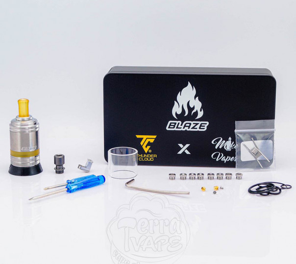 ThunderCloud x Mike Vapes Blaze MTL RTA Обслуговуваний бак ThunderCloud x Mike Vapes Blaze MTL RTA Обслуговуваний бак
