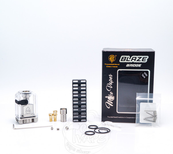 ThunderHead Creations Blaze RBA Boro Bridge Tank Kit 4ml Обслуговуваний бак для боро ThunderHead Creations Blaze RBA Boro Bridge Tank Kit 4ml Обслуговуваний бак для боро