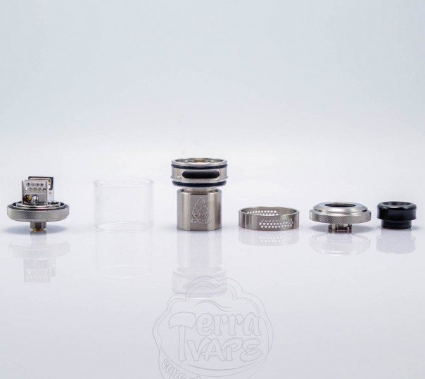 ThunderCloud Blaze Solo 2 RTA Matte Black Обслуговуваний бак ThunderCloud Blaze Solo 2 RTA Matte Black Обслуговуваний бак