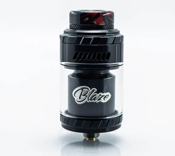 ThunderHead Creations Blaze Solo RTA Silver Black Обслуживаемый бак