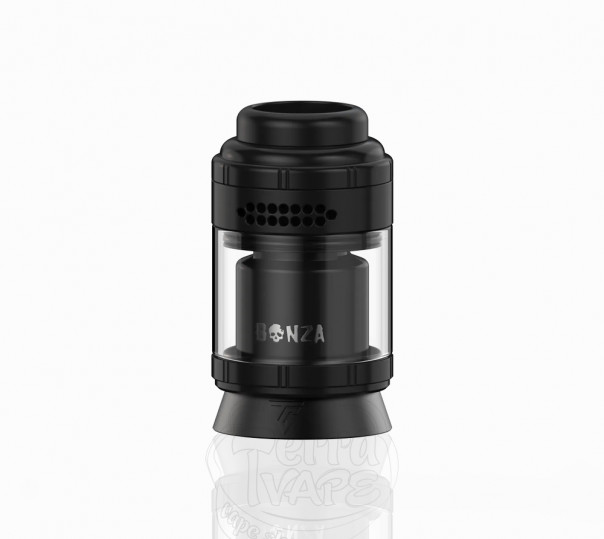 ThunderCloud Bonza Pro RTA Atomizer Silver Black Обслуживаемый бак