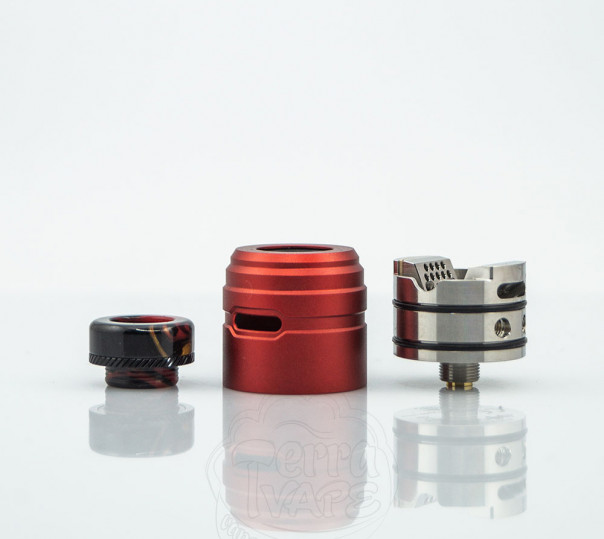ThunderHead Creations Blaze Solo RDA Red Дріпка ThunderHead Creations Blaze Solo RDA Red Дріпка