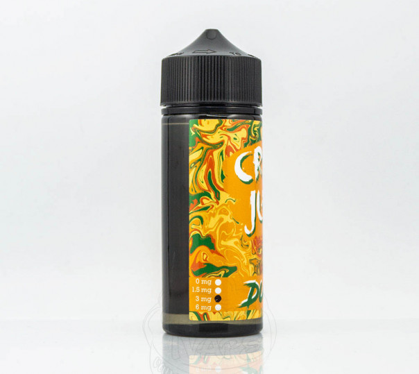 Рідина Crazy Juice Organic Duchess 120ml 0mg без нікотину зі смаком дюшес Рідина Crazy Juice Organic Duchess 120ml 0mg без нікотину зі смаком дюшес