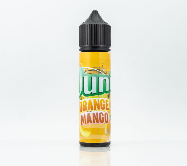 Жидкость Juni Organic Orange Mango 60ml 0mg без никотина со вкусом апельсина и манго