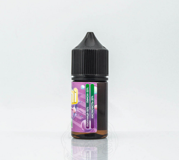 Рідина Juni Salt Fruit Gum 30ml 30mg на сольовому нікотині зі смаком фруктової жуйки Рідина Juni Salt Fruit Gum 30ml 30mg на сольовому нікотині зі смаком фруктової жуйки