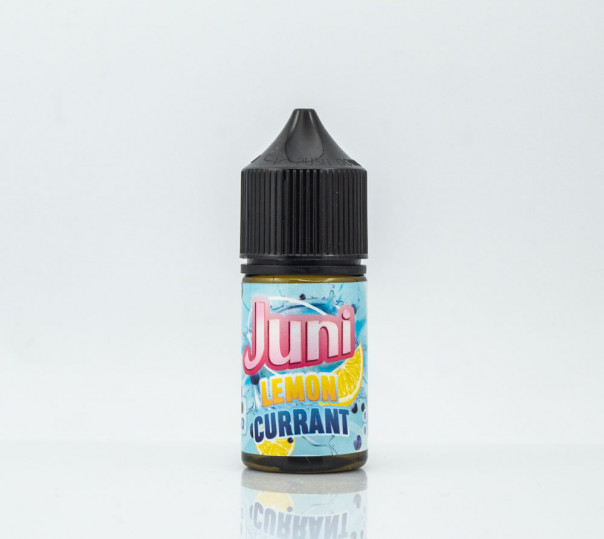Рідина Juni Salt Lemon Currant 30ml 30mg на сольовому нікотині зі смаком лимона і смородини