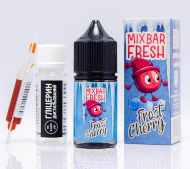 Жидкость Mix Bar Fresh Salt Frost Cherry 30ml 50mg со вкусом морозной вишни (набор компонентов)