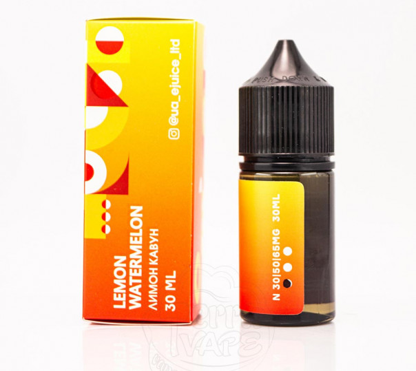 Рідина Mix Bar Salt Lemon Watermelon 30ml 30mg на сольовому нікотині зі смаком лимона і кавуна Рідина Mix Bar Salt Lemon Watermelon 30ml 30mg на сольовому нікотині зі смаком лимона і кавуна