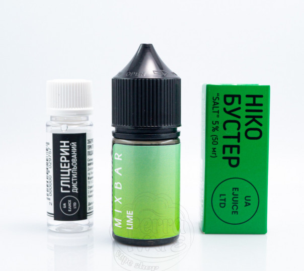 Рідина Mix Bar Salt Lime 30ml 50mg зі смаком лайма (набір компонентів)
