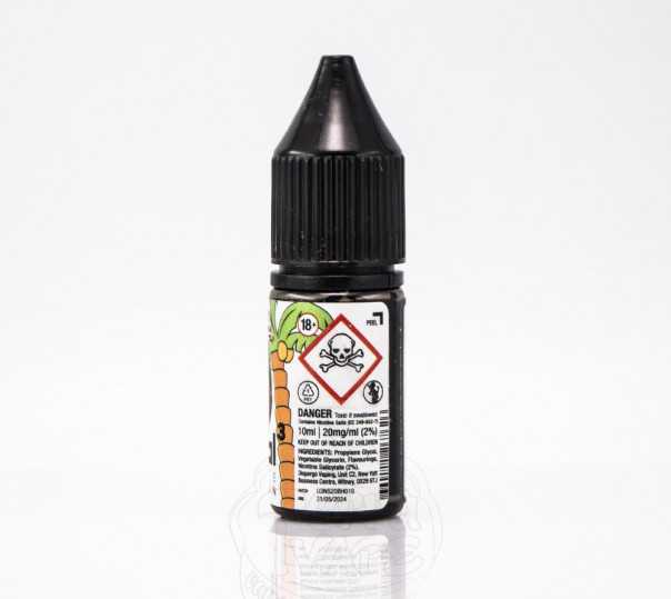 Жидкость Unreal Salt Blue Hawaiian 10ml 20mg на солевом никотине со вкусом малины и кокоса с холодком Жидкость Unreal Salt Blue Hawaiian 10ml 20mg на солевом никотине со вкусом малины и кокоса с холодком