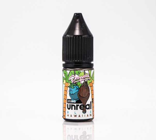 Жидкость Unreal Salt Blue Hawaiian 10ml 20mg на солевом никотине со вкусом малины и кокоса с холодком