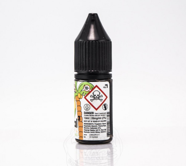 Рідина Unreal Salt Pineapple Lemon Lime 10ml 20mg на сольовому нікотині зі смаком ананасу, лимону та лайму Рідина Unreal Salt Pineapple Lemon Lime 10ml 20mg на сольовому нікотині зі смаком ананасу, лимону та лайму