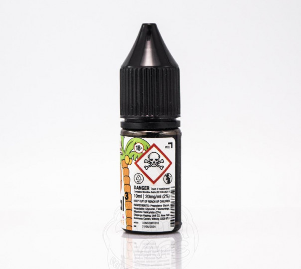 Жидкость Unreal Salt Raspberry Tangerine 10ml 20mg на солевом никотине со вкусом малины и мандарина Жидкость Unreal Salt Raspberry Tangerine 10ml 20mg на солевом никотине со вкусом малины и мандарина