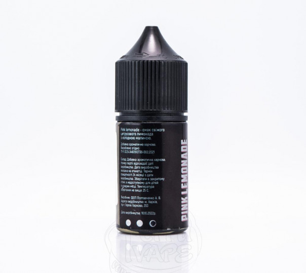 Рідина UVA Recap Salt Pink Lemonade 30ml 50mg на сольовому нікотині зі смаком рожевого лимонаду Рідина UVA Recap Salt Pink Lemonade 30ml 50mg на сольовому нікотині зі смаком рожевого лимонаду